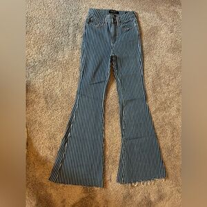 Just Blue blue and white flares